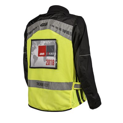 Gilet Alta Visibilità GIVI VEST02 Trekker Vest Giallo Fluo Omologato