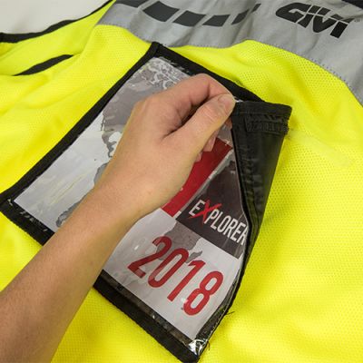 Gilet Alta Visibilità GIVI VEST02 Trekker Vest Giallo Fluo Omologato