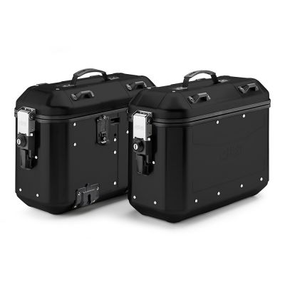 Coppia Valigie Laterali GIVI DLMK36B Trekker Dolomiti 36 Litri Nero