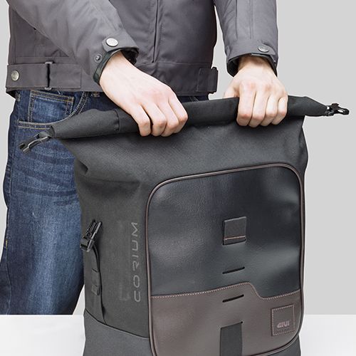 Borsa Laterale GIVI CRM102 Corium Vintage Cafè Racer Singola 16L