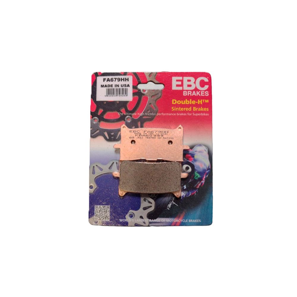 EBC Coppia Pastiglie Freno anteriore Double-H FA679HH