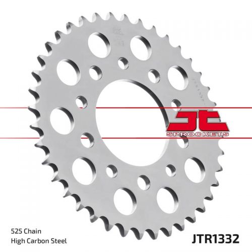 Corona JT 1332 in acciaio passo 525 con 42 denti