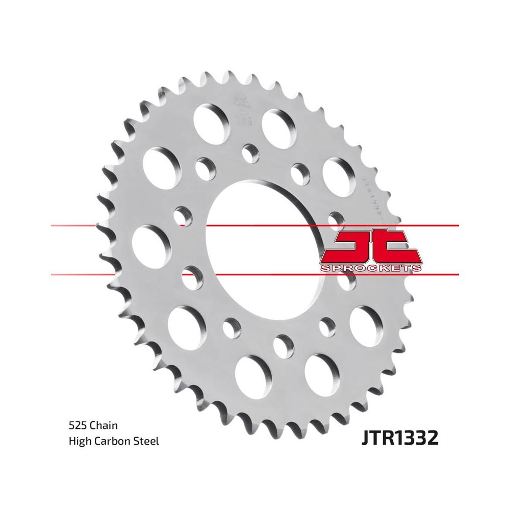 Corona JT 1332 in acciaio passo 525 con 42 denti