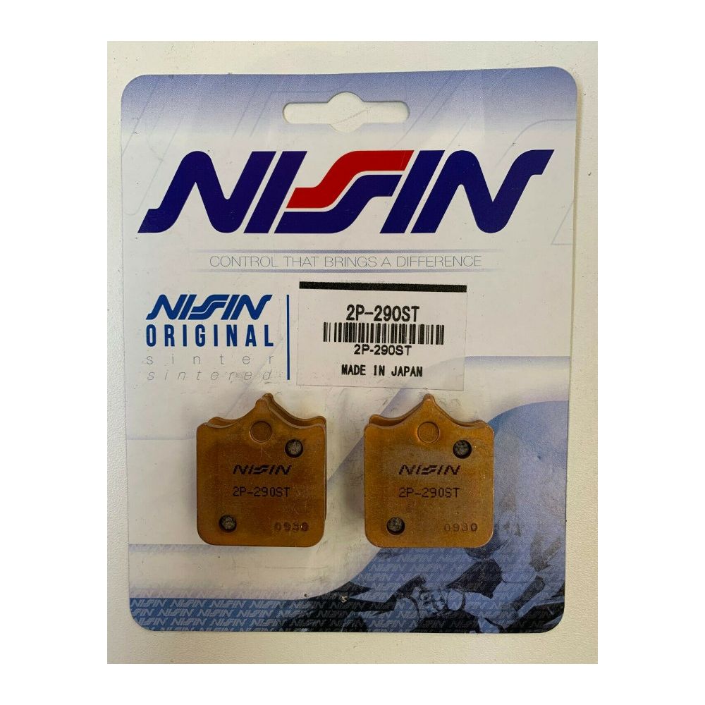 NISSIN 2 Coppie pastiglie freno anteriore sinterizzate 2P290ST