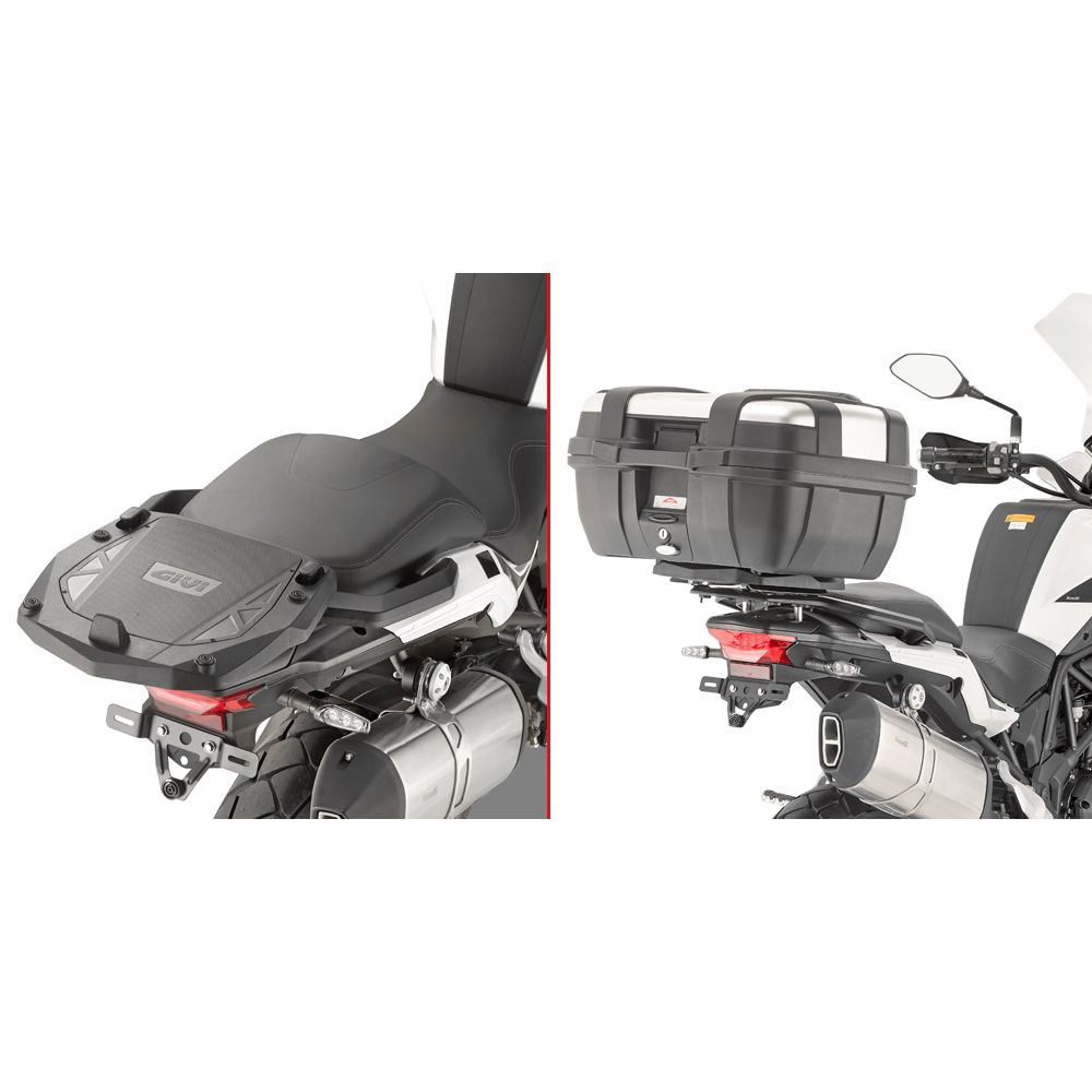 GIVI Attacco posteriore per bauletto MONOKEY - MONOLOCK per BENELLI TRK 502 2021 / 2026 - TRK 502 X 2020 / 2026