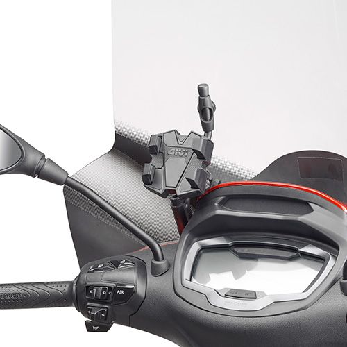 GIVI S921 Pinza universale porta smartphone / navigatori per il fissaggio su moto scooter biciclette monopattini e quad