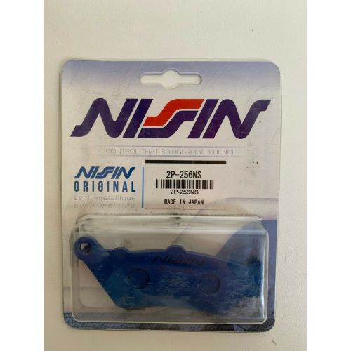 NISSIN Coppia pastiglie freno posteriore semi metalliche 2P256NS
