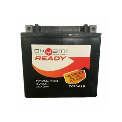 BATTERIA OKYAMI READY OTX14-BSR precaricata sigillata