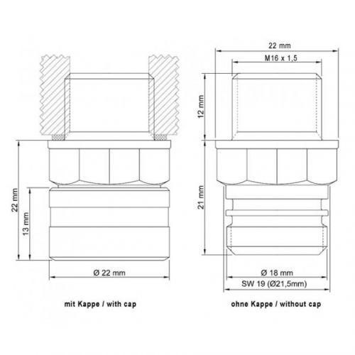 STAHLBUS SB-210311 Kit Valvola spurgo rapido Olio Motore M16 x 1,5 x 12