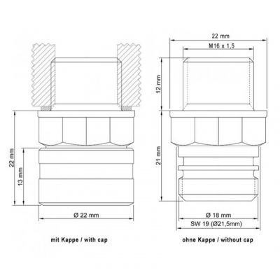 STAHLBUS SB-210311 Kit Valvola spurgo rapido Olio Motore M16 x 1,5 x 12