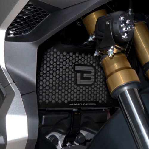 BARRACUDA Copriradiatore in alluminio nero per HONDA X-ADV 750 2021 / 2025