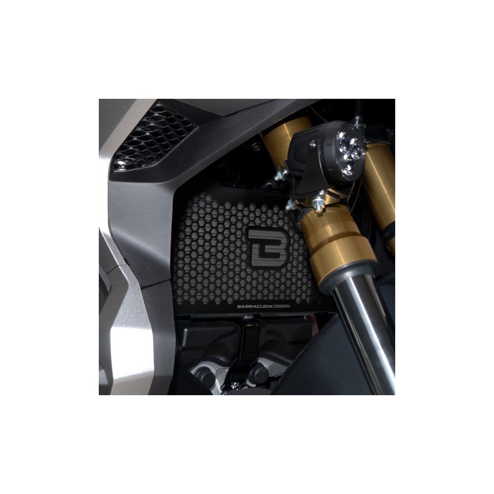 BARRACUDA Copriradiatore in alluminio nero per HONDA X-ADV 750 2021 / 2025