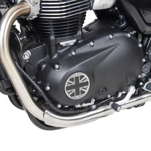 BARRACUDA Copricarter sinistro e destro in alluminio per TRIUMPH STREET TWIN 2015 / 2021