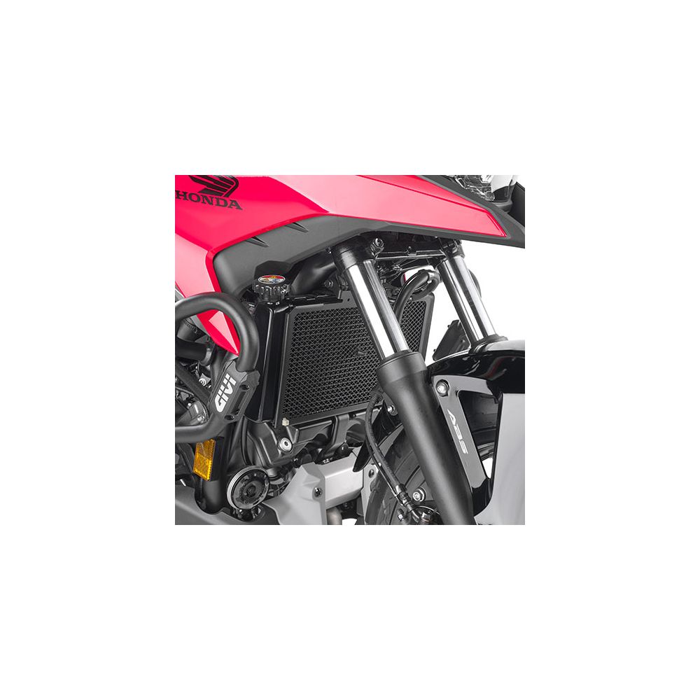 vGIVI Protezione per radiatore in acciaio inox nero per HONDA NC 750 S 2016 / 2020 - NC 750 X 2016 / 2026