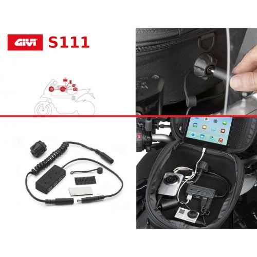 GIVI S111 POWER HUB per alimentazione interna delle borse da serbatoio