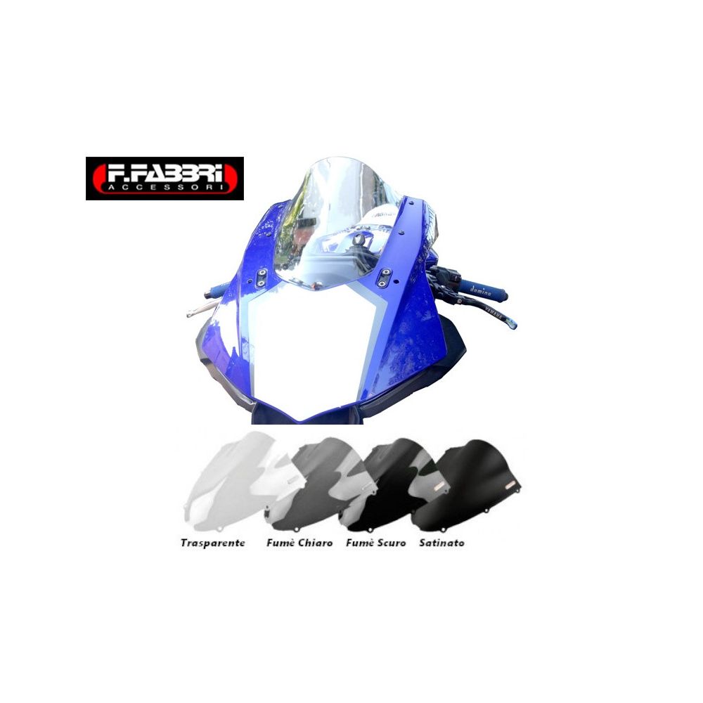 FABBRI Cupolino DOUBLE BUBBLE per YAMAHA YZF R1 / R1M 2015 / 2019