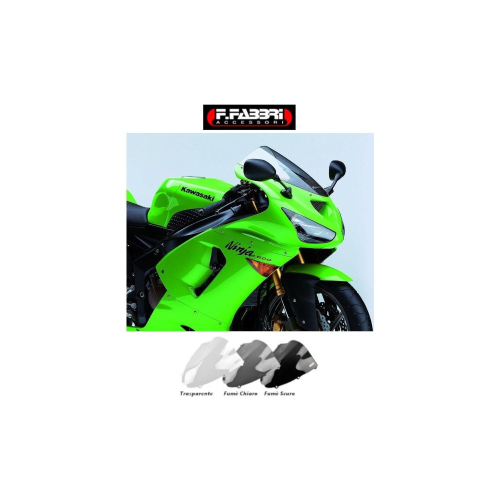 Fabbri Cupolino OEM REPLICA per KAWASAKI NINJA 636 ZX-6R 2005 2006 2007 2008 - NINJA 1000 ZX-10R 2006 2007