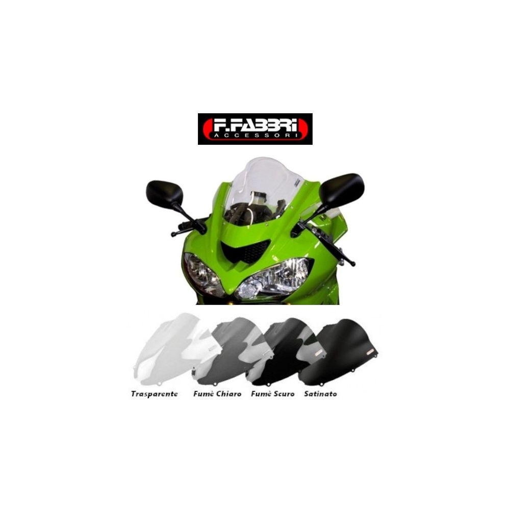 Fabbri Cupolino DOUBLE BUBBLE per Kawasaki  NINJA 1000 ZX-10R 2004 2005 - Z 750 S 2005 2006