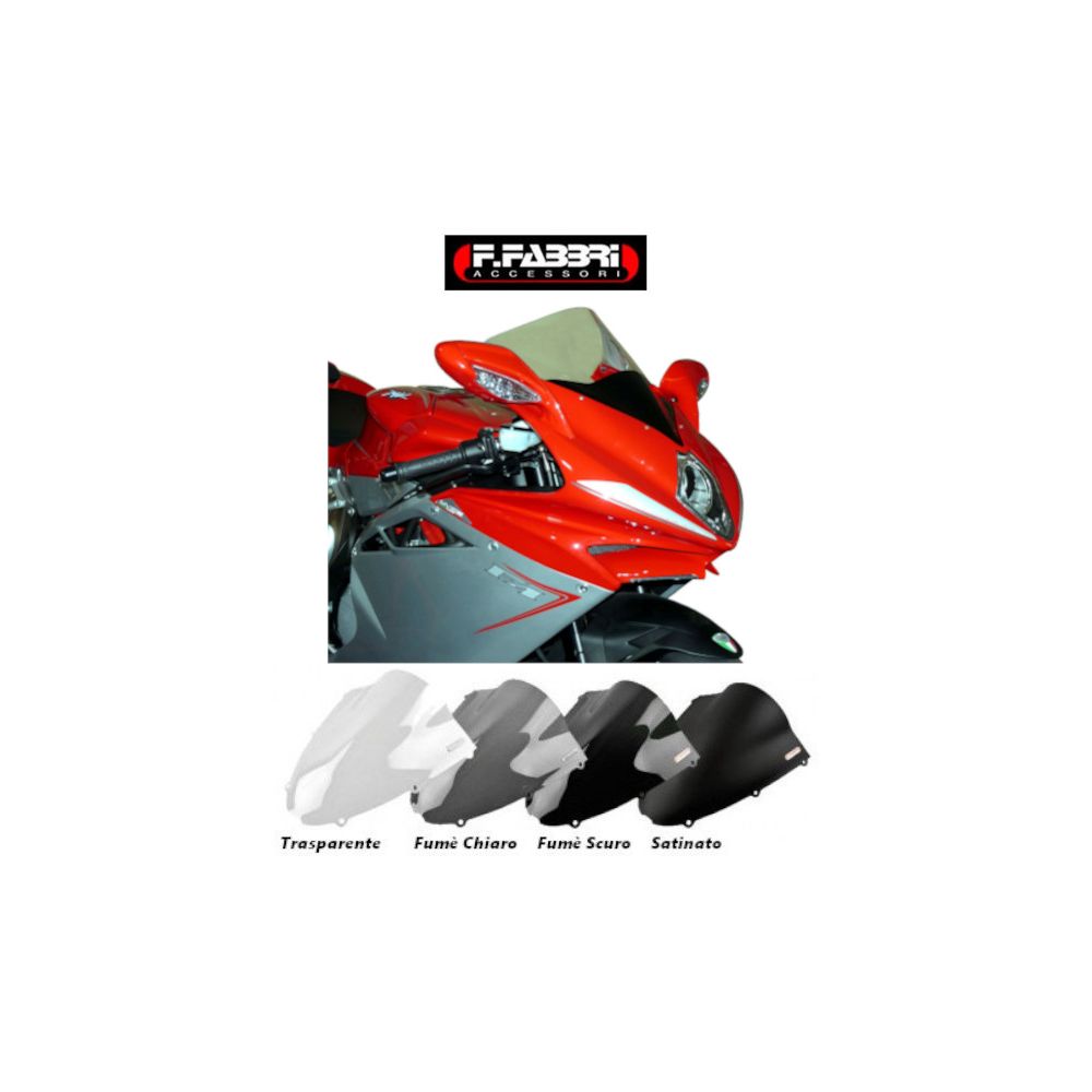 FABBRI Cupolino DOUBLE BUBBLE per MV AGUSTA F4 S / R / RR / FRECCE TRICOLORI 2013