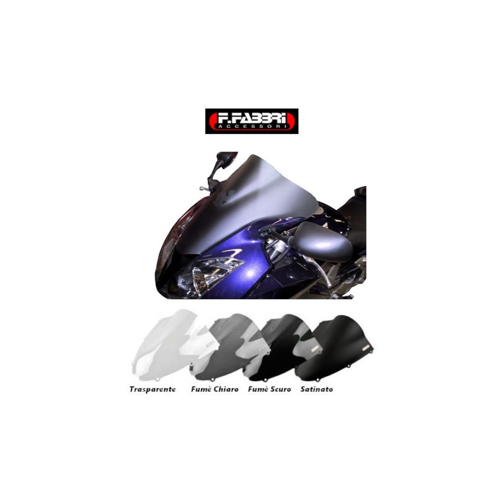 FABBRI Cupolino DOUBLE BUBBLE per HONDA VFR 800 2002 / 2008