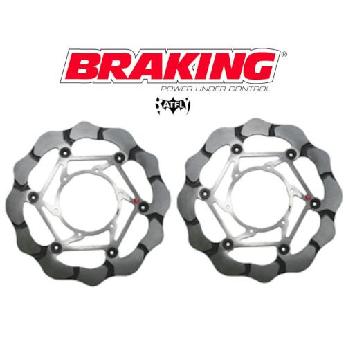 BRAKING 2 dischi freno anteriore BATFLY per SUZUKI V-STROM 650 / 1000 / 1050 / XT / ABS 2007 / 2022