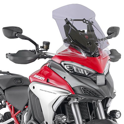 GIVI Cupolino fumé 45,5 x 38 cm per DUCATI MULTISTRADA 1100 V4 / V4 S 2021 / 2026
