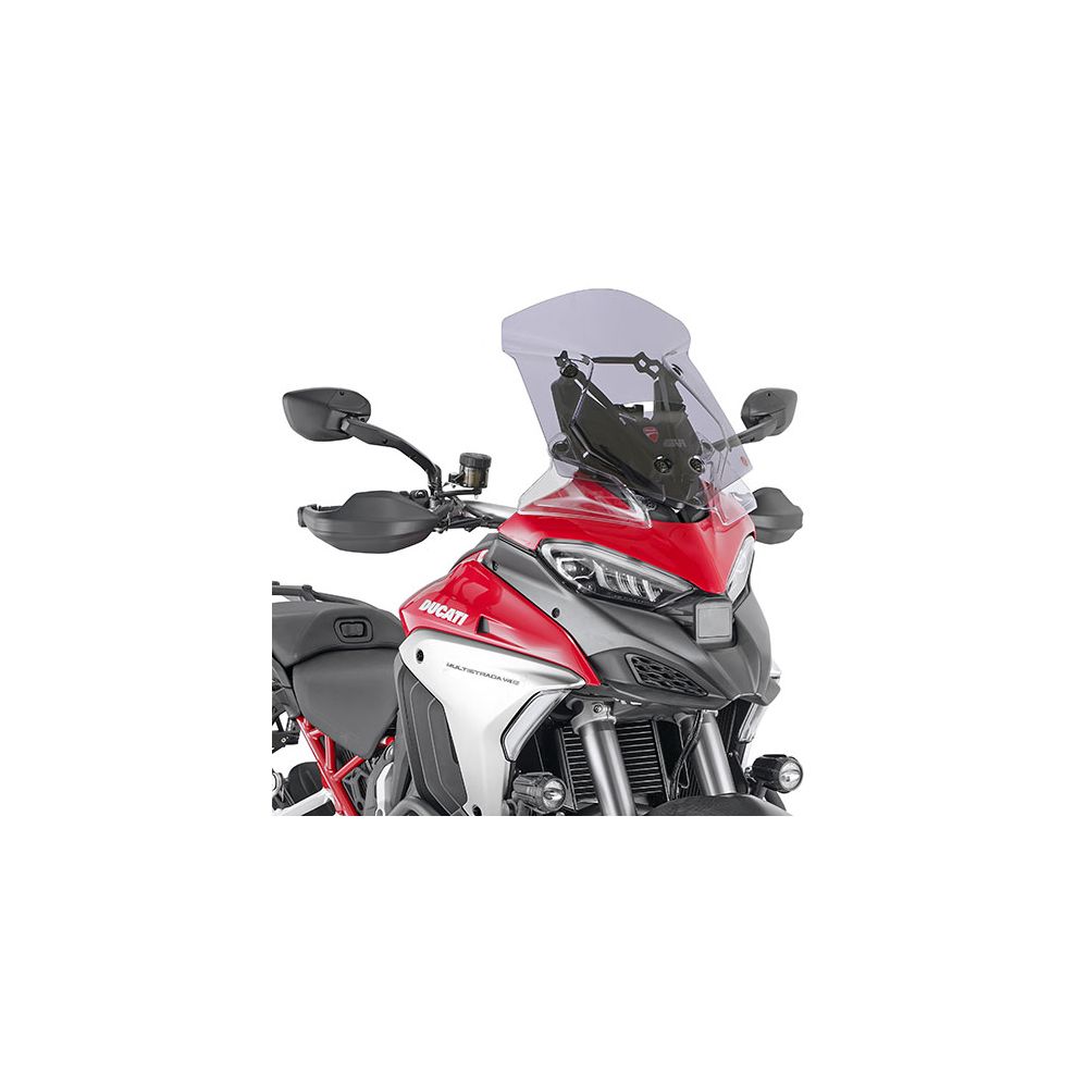 GIVI Cupolino fumé 45,5 x 38 cm per DUCATI MULTISTRADA 1100 V4 / V4 S 2021 / 2023