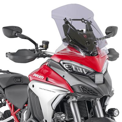 GIVI Cupolino fumé 45,5 x 38 cm per DUCATI MULTISTRADA 1100 V4 / V4 S 2021 / 2026