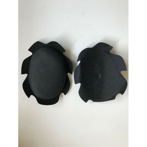 Coppia saponette in pelle colore nero universali per tuta moto