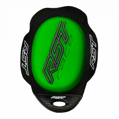 RST RACE DEPT Verde Fluo coppia saponette protezione ginocchia