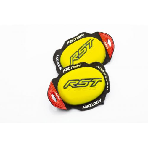 RST coppia saponette con velcro inverso Race Dept Giallo protezione ginocchia