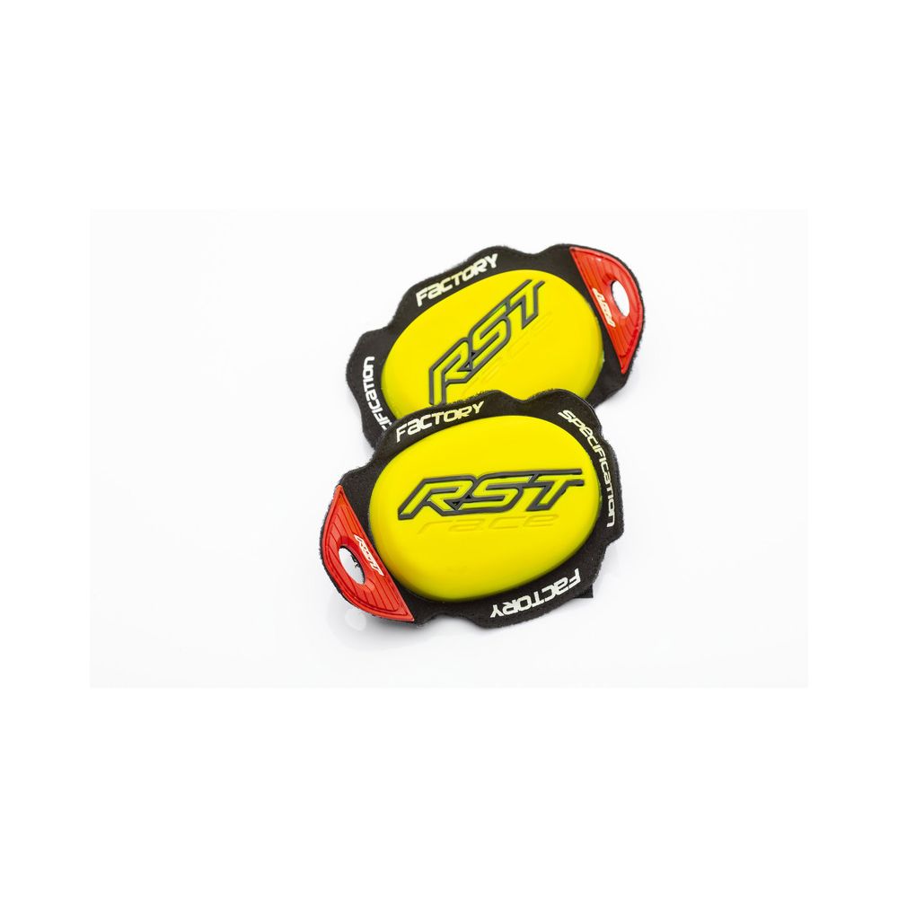 RST coppia saponette con velcro inverso Race Dept Giallo protezione ginocchia