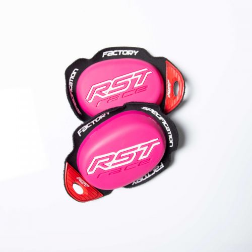RST coppia saponette con velcro inverso Race Dept Rosa protezione ginocchia