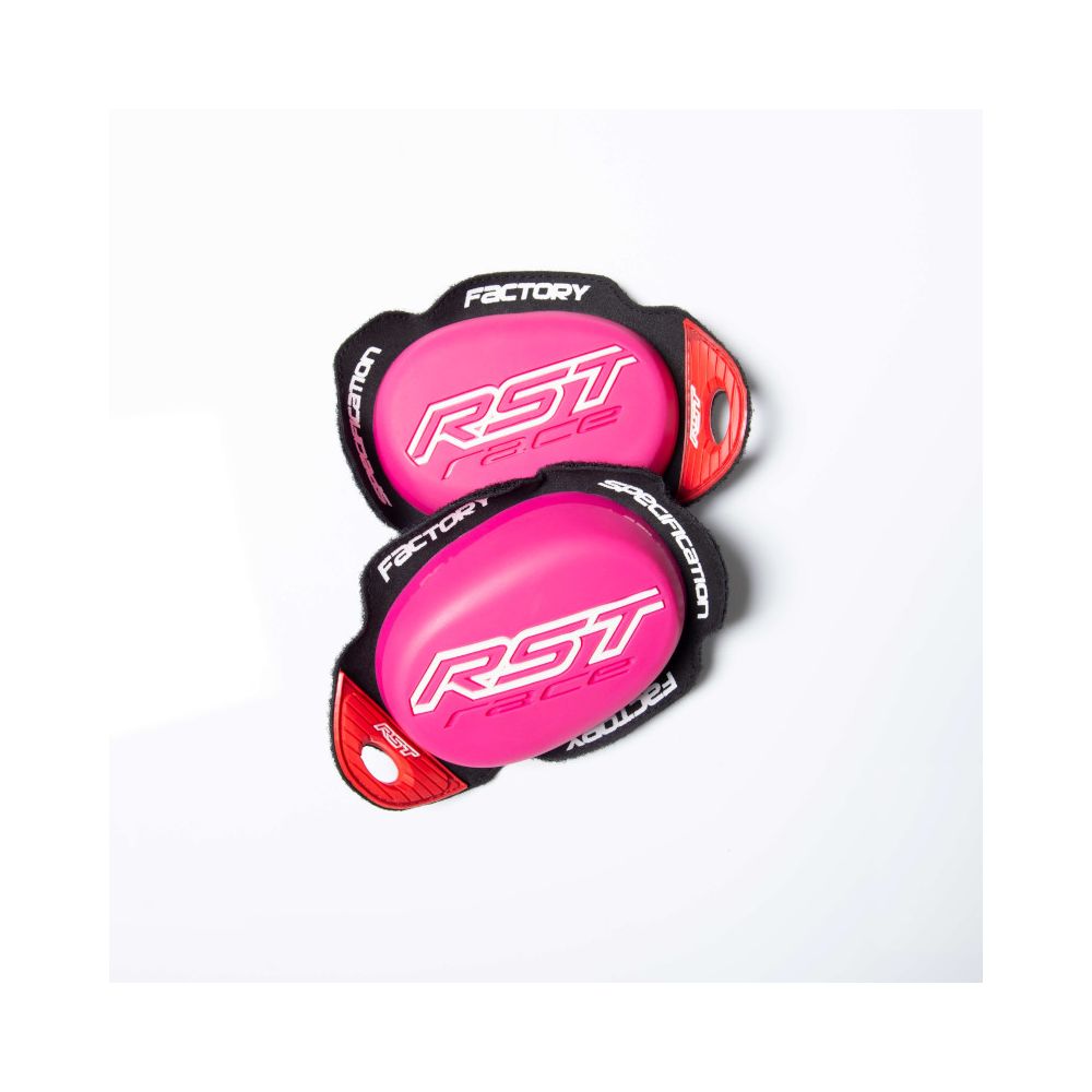 RST coppia saponette con velcro inverso Race Dept Rosa protezione ginocchia