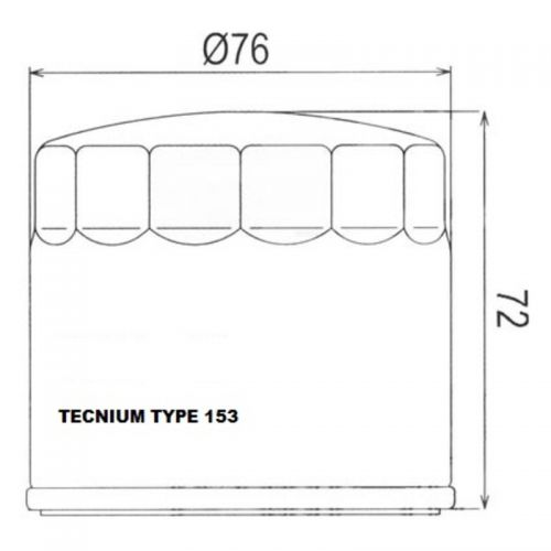 TECNIUM Filtro Olio 796800 JO5005