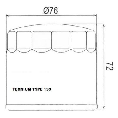 TECNIUM Filtro Olio 796800 JO5005