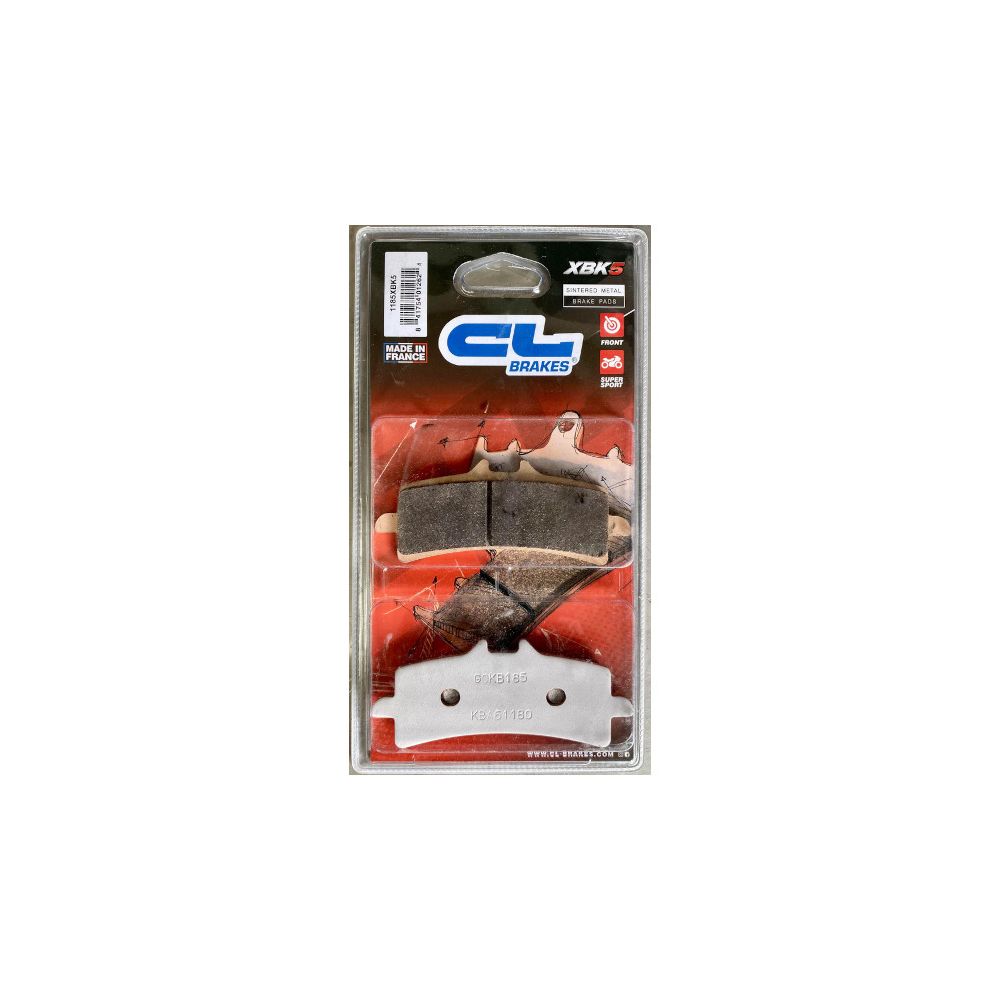 CL BRAKES 1185XBK5 Pastiglie Freno Anteriore Sinterizzate