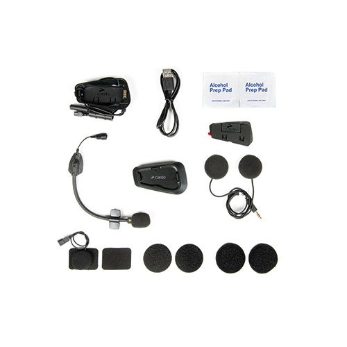 GIVI Interfono Bluetooth per caschi moto con auricolari stereo e microfono