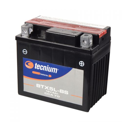 TECNIUM BATTERIA Senza Manutenzione con Acido BTX5L-BS