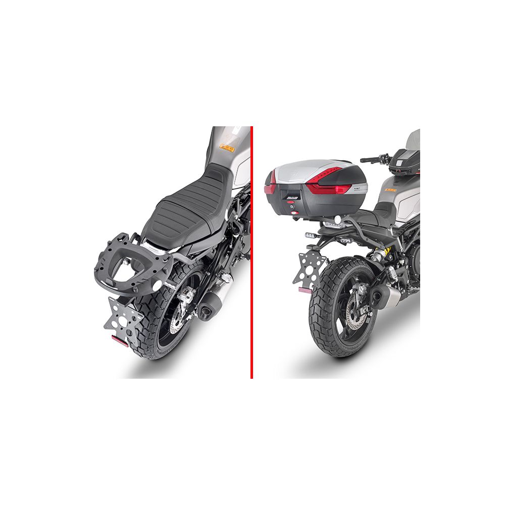 GIVI Attacco posteriore specifico per bauletto MONOKEY / MONOLOCK per BENELLI LEONCINO 800 2022 2023