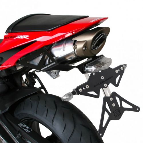 BARRACUDA Kit Portatarga reclinabile con fanale posteriore per HONDA CBR 600 RR 2007 / 2012