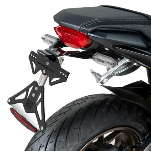 BARRACUDA PORTATARGA RECLINABILE con supporti frecce originali per HONDA CB 650 R 2019 2020 - CBR 650 R 2019 2020