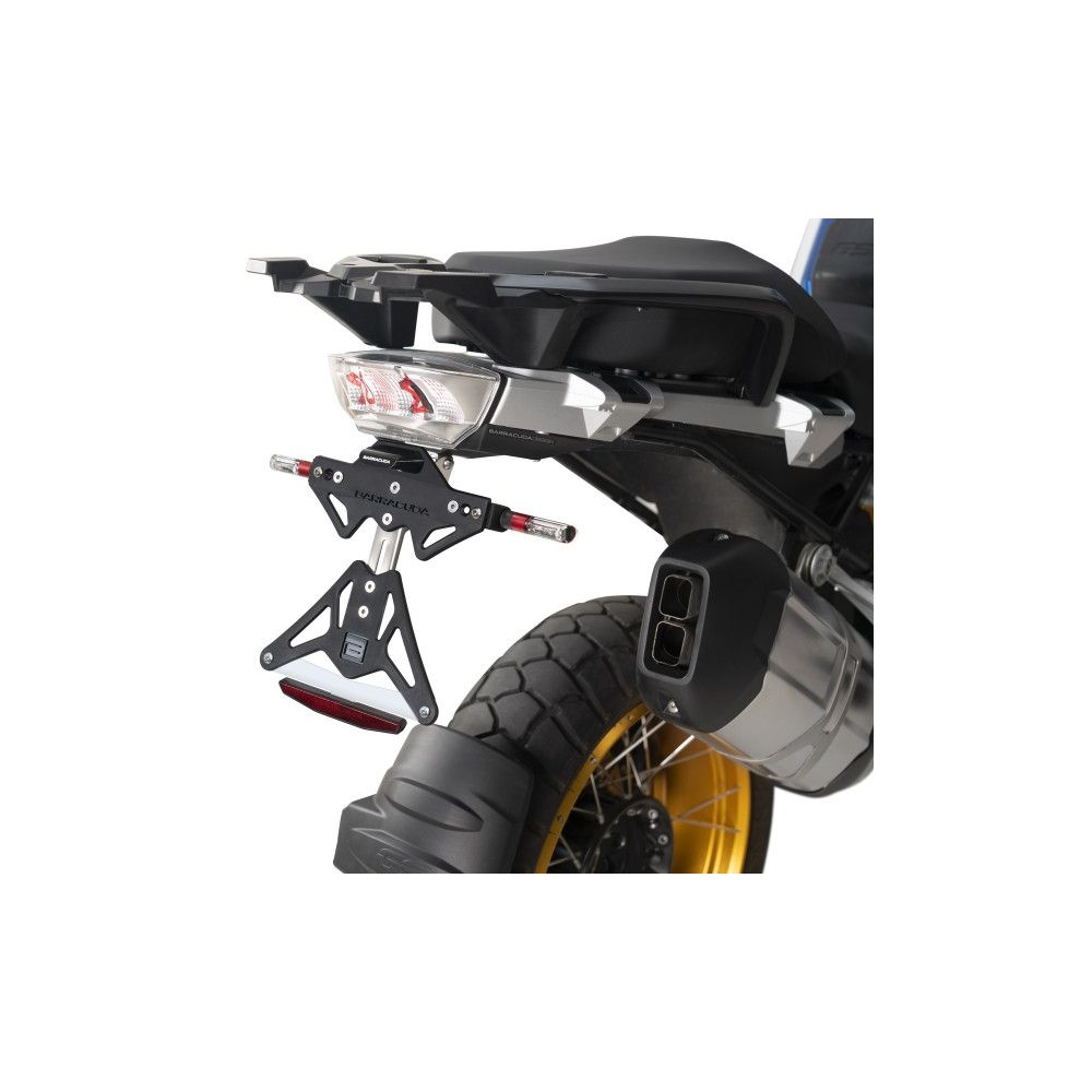 BARRACUDA Portatarga reclinabile per BMW R 1200 GS 2013 / 2018 - R 1250 GS 2019 / 2022