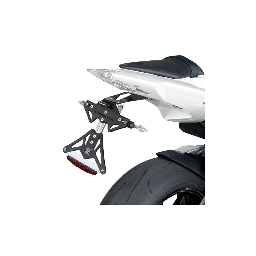 BARRACUDA PORTATARGA RECLINABILE per BMW S 1000 R 2017 / 2019 - S 1000 RR 2009 / 2018