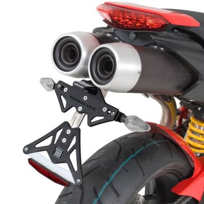 BARRACUDA PORTATARGA RECLINABILE per DUCATI HYPERMOTARD 796 / 1100