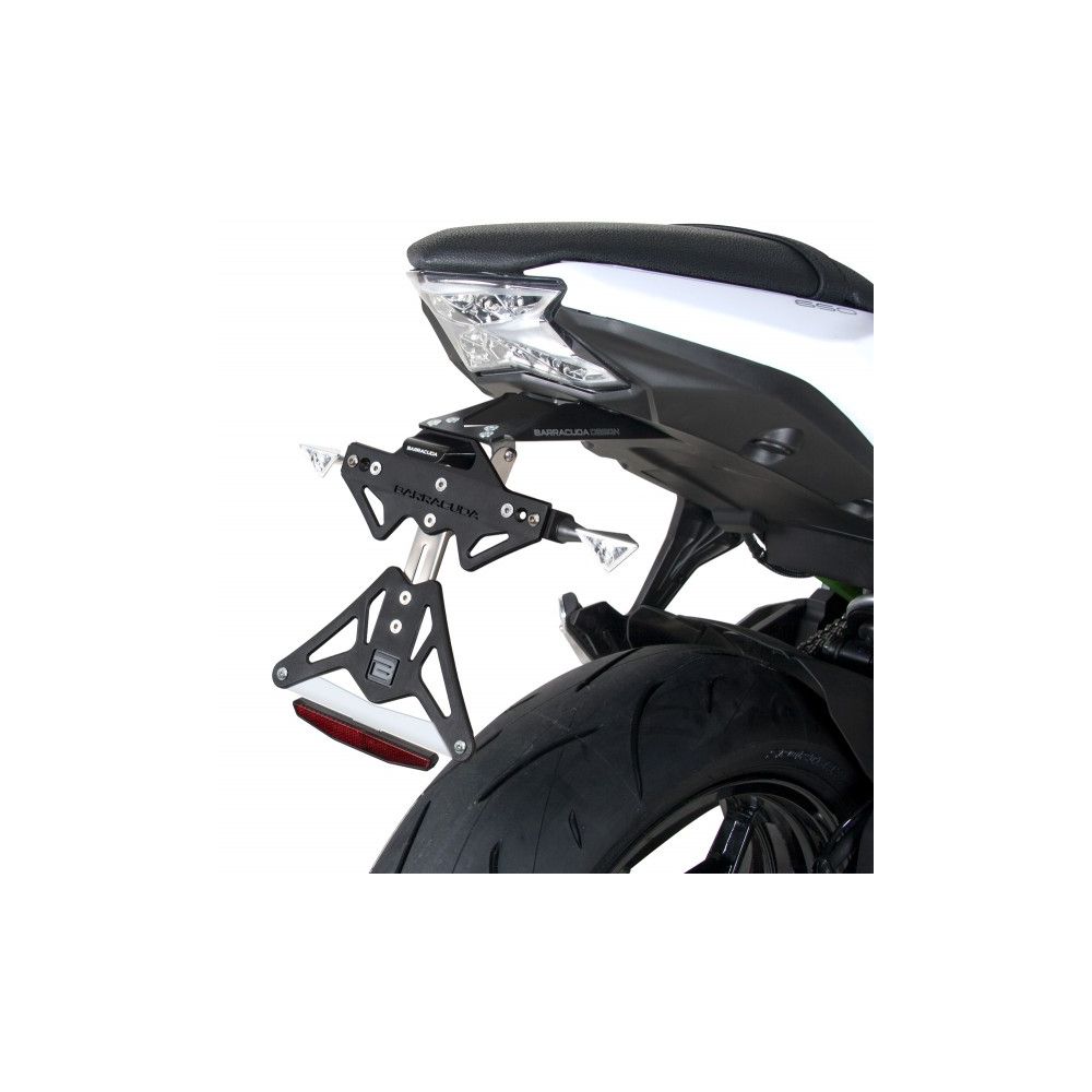 BARRACUDA PORTATARGA RECLINABILE per KAWASAKI Z 650 - NINJA 650 2017 / 2022