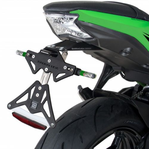 BARRACUDA PORTATARGA RECLINABILE per KAWASAKI Z 650 - NINJA 650 2017 / 2022