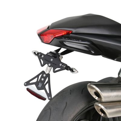 BARRACUDA PORTATARGA RECLINABILE per MV AGUSTA BRUTALE 920 - 1090 RR 2011 2012