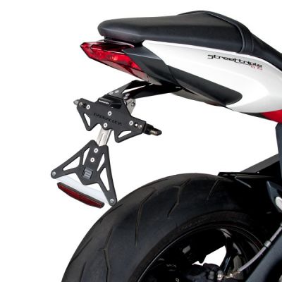 BARRACUDA Portatarga reclinabile per TRIUMPH STREET TRIPLE 675 R 2013 / 2016 - STREET TRIPLE 765 S 2017 / 2021