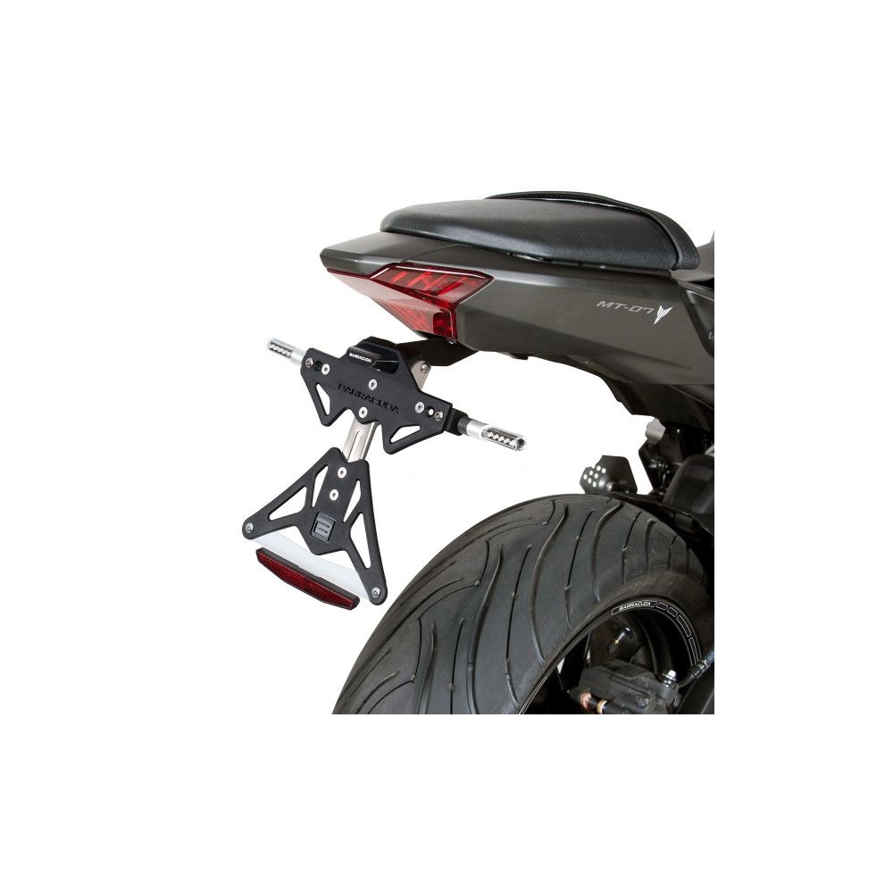 BARRACUDA PORTATARGA RECLINABILE per YAMAHA MT-07 2014 / 2020